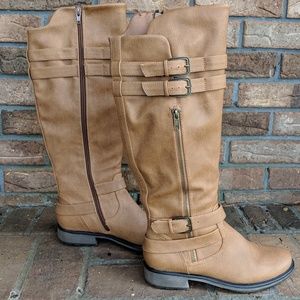 Baretraps Sheela light tan riding boots